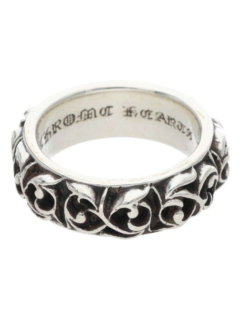 Chrome Hearts Etrnity Vine Band Eternity Silver Ring